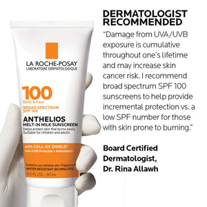 La Roche-Posay Anthelios Melt-In Milk Sunscreen SPF 100 90ml label