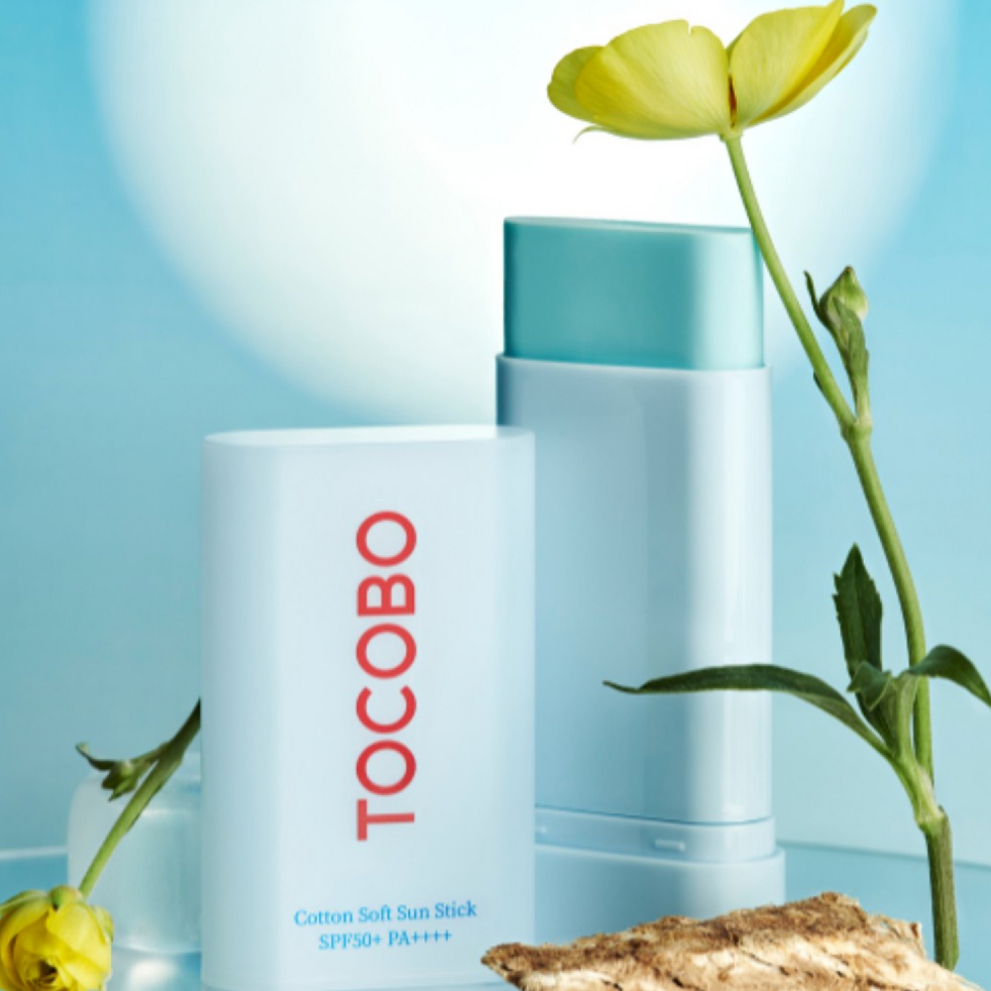 عصا الحماية من الشمس بتركيبة قطنية ناعمة من توكوبو – SPF50+ (PA++++)