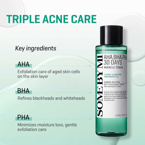 Some By Mi AHA. BHA. PHA 30 Days Miracle Toner - 150ml
