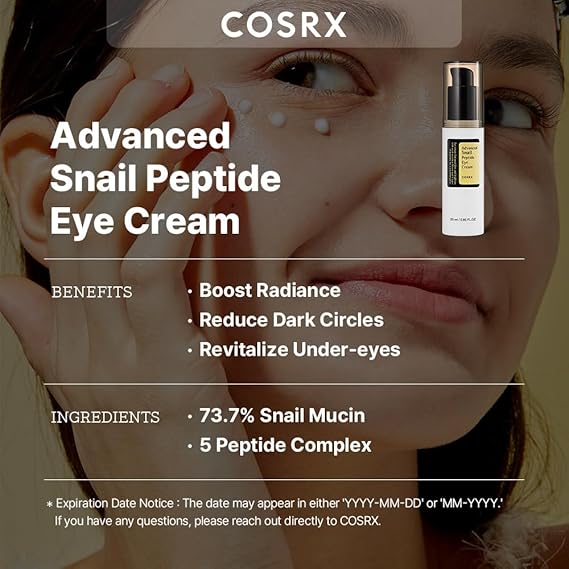 Advanced Snail Peptide Eye Cream 25ml COSRX