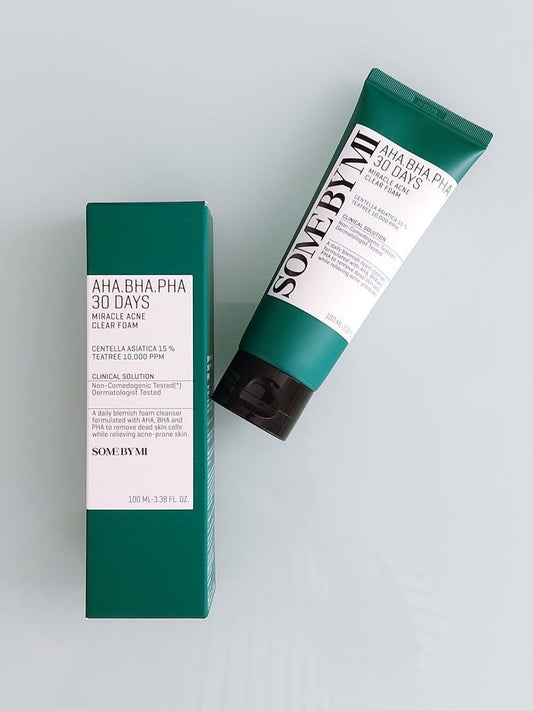 Some By Mi – AHA.BHA.PHA 30 Days Miracle Acne Clear Foam (100ml)