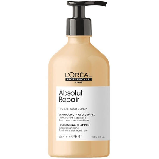 L'Oreal Absolut Repair protein + gold quinoa shampooing professionnel 1500ml