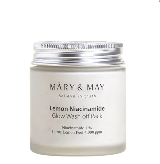 Mary&May Vegan Lemon Niacinamide Glow Wash off Pack-125g