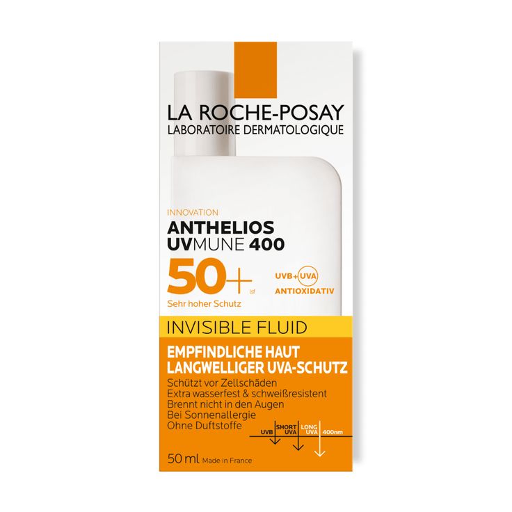 لاروش بوزيه أنثيليوز يوڤي ميو 400 فلويد غير مرئي بمعامل حماية +SPF 50