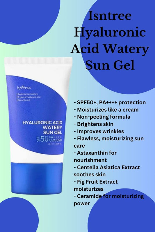 ISNTREE - Hyaluronic Acid Watery Sun Gel SPF50+ PA++++