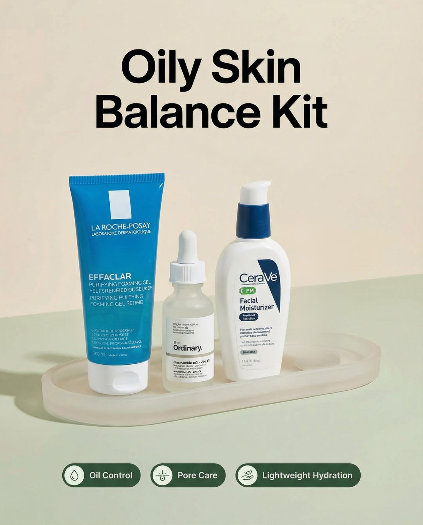 مجموعة موازنة البشرة الدهنية