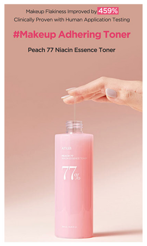 Anua Peach 77 Niacin Essence Toner texture