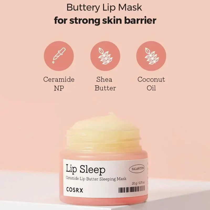 COSRX Lip Sleep - Balancium Ceramide Lip Butter Sleeping Mask