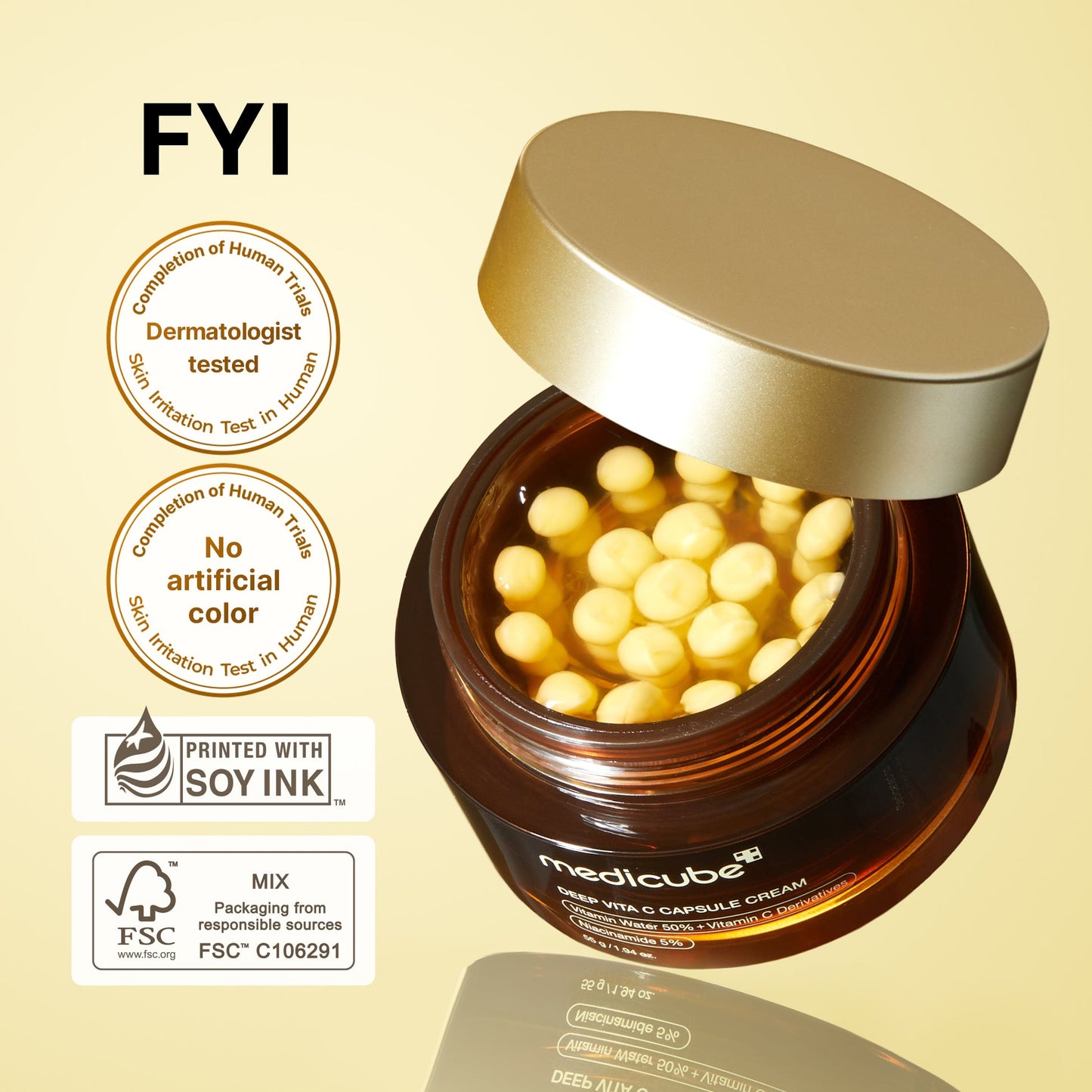 Medicube Vita C Capsule Cream results