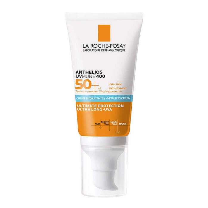 كريم لاروش بوزيه أنثيليوس يو في ميون 400 المرطب بعامل حماية +SPF50 للبشرة الحساسة