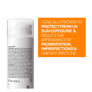La Roche-Posay Anthelios Pigment Correct tinted cream SPF50+ back of pack