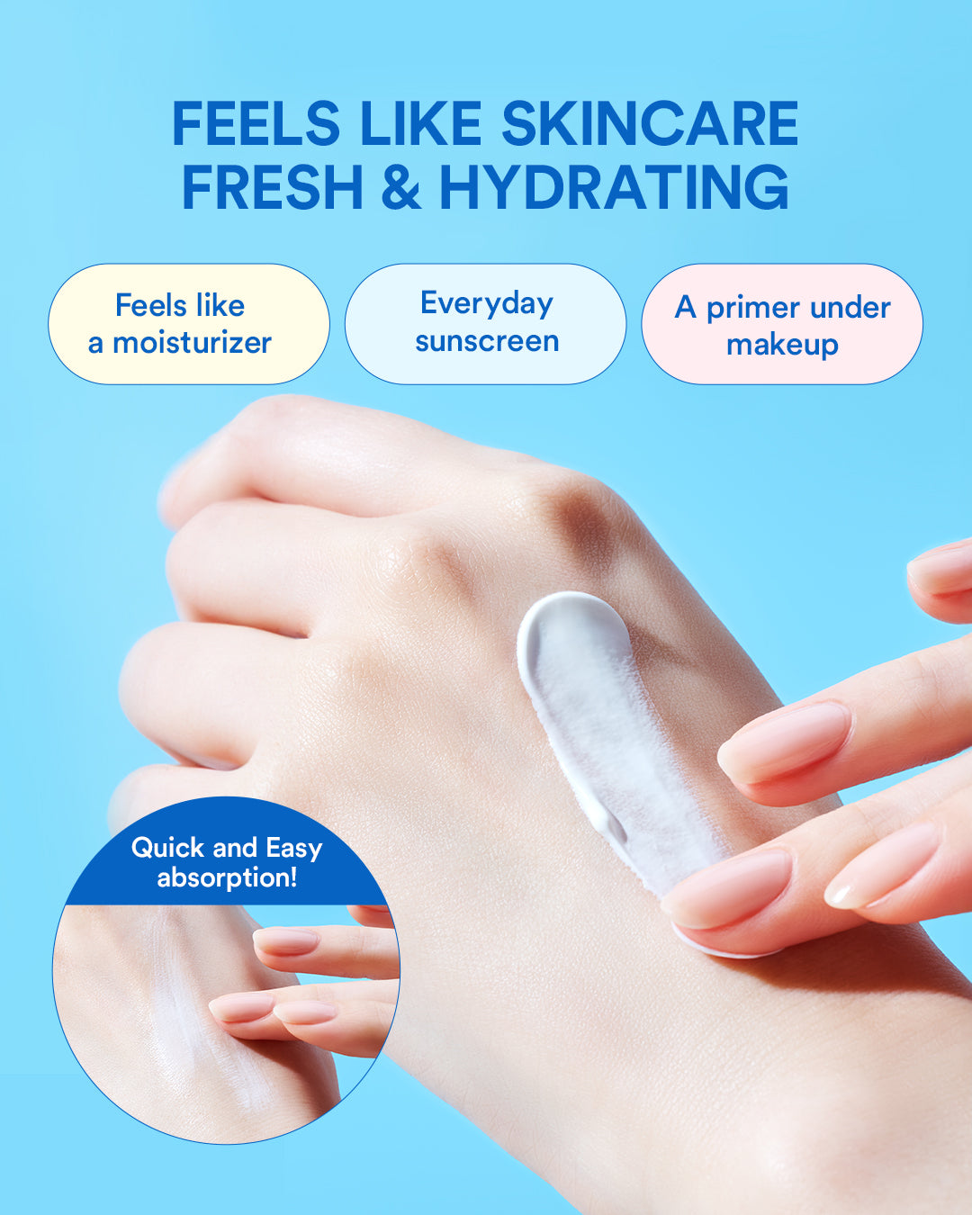 TOCOBO sunscreen no white cast clinical result