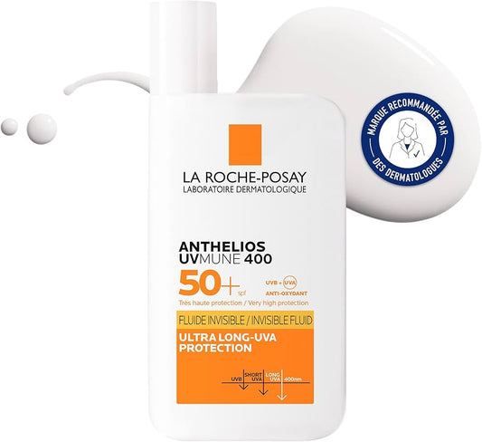 LA ROCHE POSAY ANTHELIOSE UVMune 400 INVISIBLE FLUID wITH SPF 50+