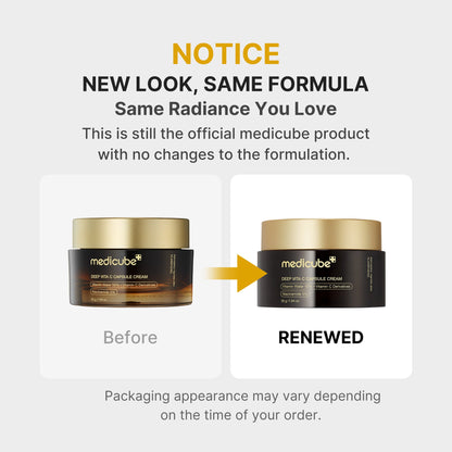 Medicube Vita C Capsule Cream texture