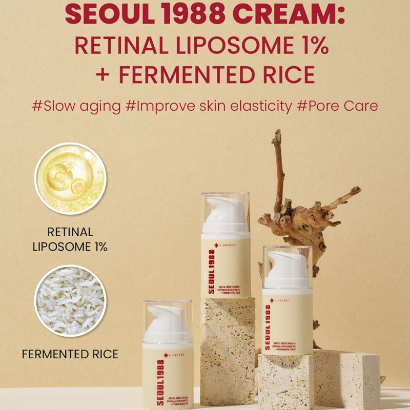 KSECRET - SEOUL 1988 Cream : Retinal Liposome 1% + Fermented Rice