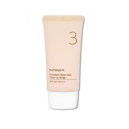 (NUMBUZIN) No.3 Porcelain Base-skip Tone Up Beige SPF50++ PA++++ 50ml - COCOMO