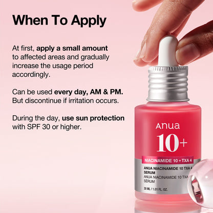 Anua Niacinamide 10% + TXA 4 Serum
