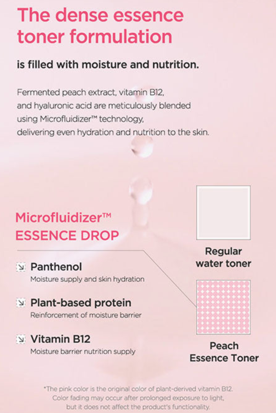 Anua Peach 77 Niacin Essence Toner bottle
